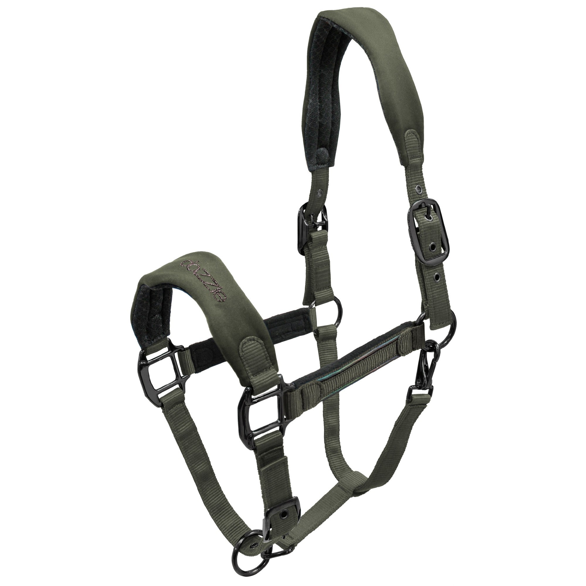 Headstall Dazzle Moss Green Full