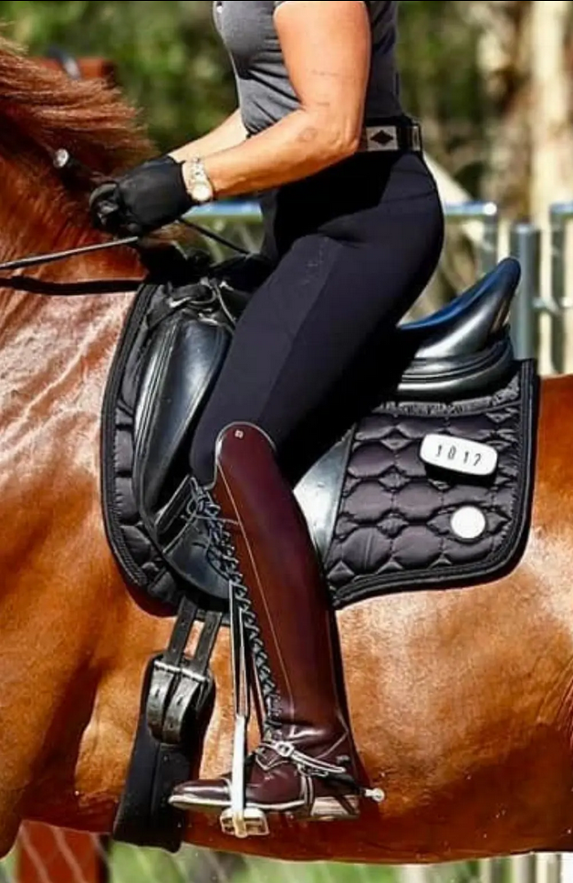 Tights Bare Equestrian Flexform Sculpting Riding Black [:xs]