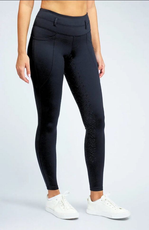 Tights Bare Equestrian Flexform Sculpting Riding Black [:xs]