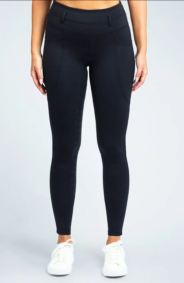 Tights Bare Equestrian Flexform Sculpting Riding Black [:xs]