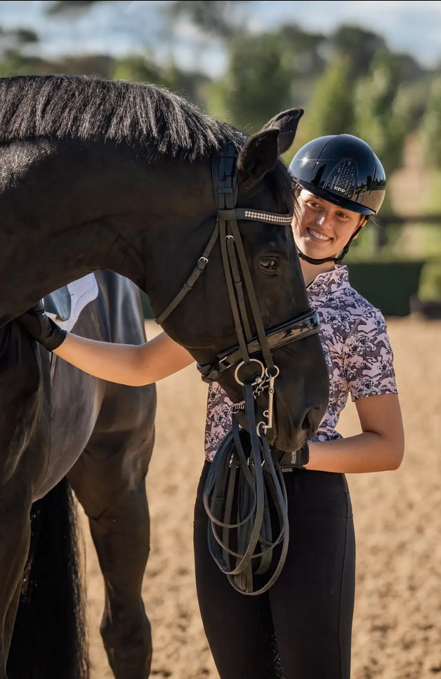 Tights Bare Equestrian Flexform Sculpting Riding Black [:xs]