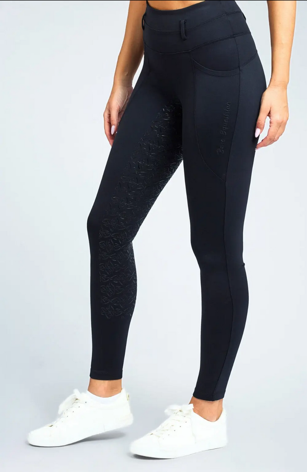 Tights Bare Equestrian Flexform Sculpting Riding Black [:xs]