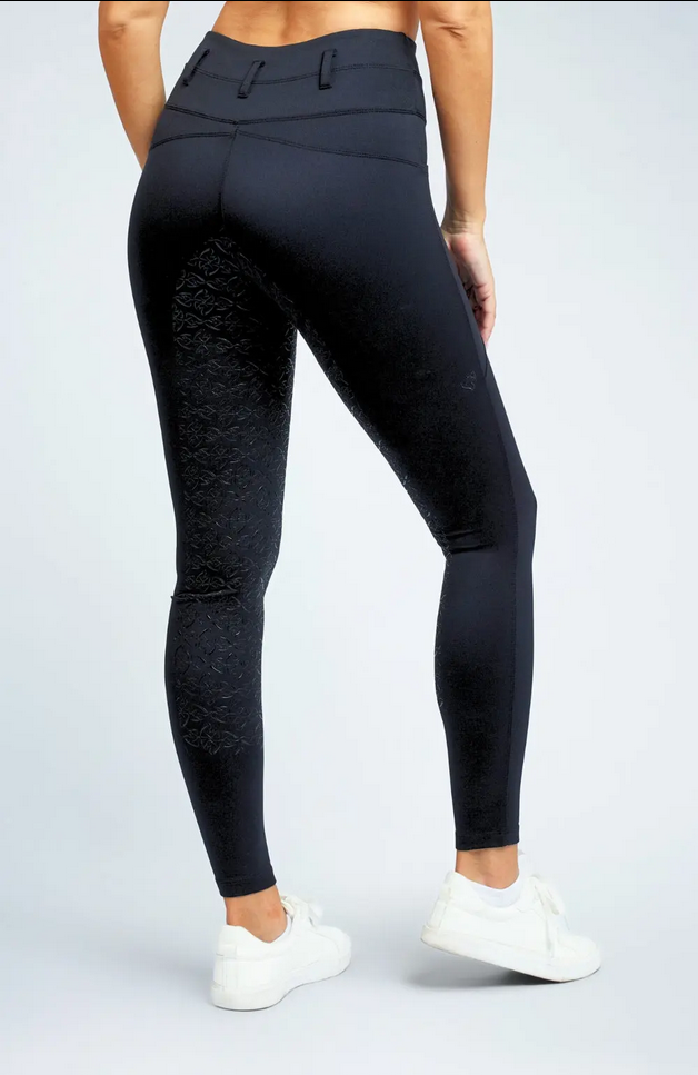 Tights Bare Equestrian Flexform Sculpting Riding Black [:xs]