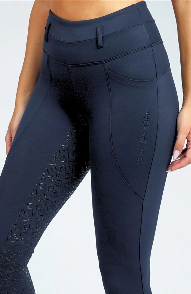 Tights Bare Equestrian Flexform Sculpting Riding Midnight Navy [:xs]