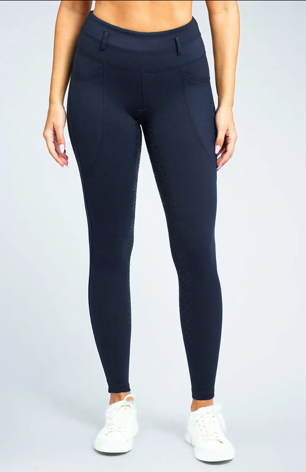 Tights Bare Equestrian Flexform Sculpting Riding Midnight Navy [:xs]