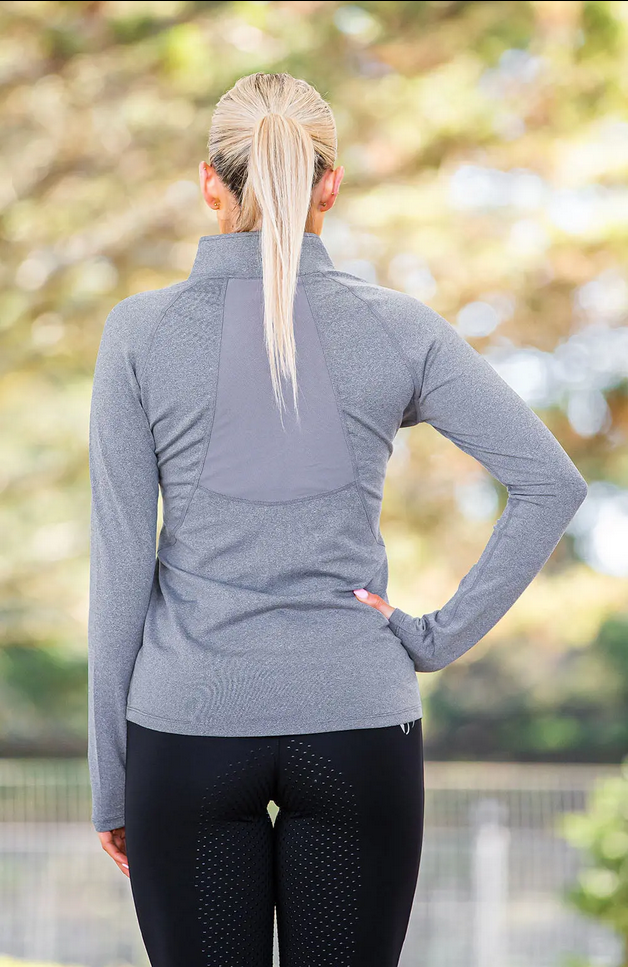 Shirt Riding Bare Equestrian Technical Lightweight Grey [:small]