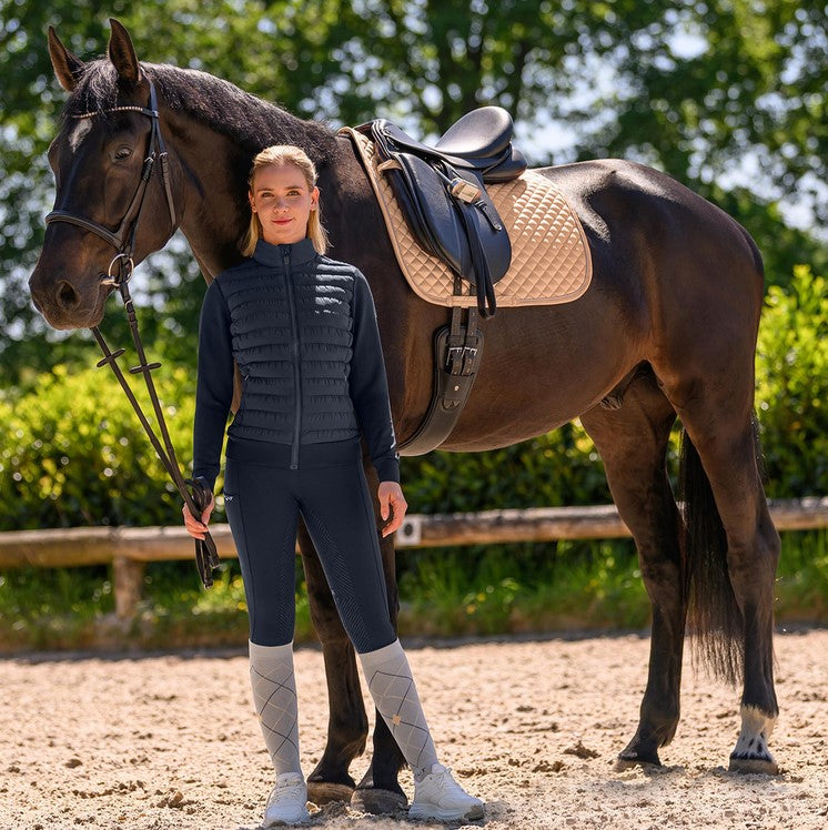 Saddlecloth Dressage Waldhausen Felix Peach Full