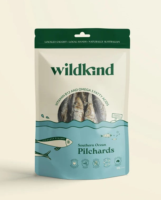Wildkind Dog Treat Southern Ocean Pilchards 100gm