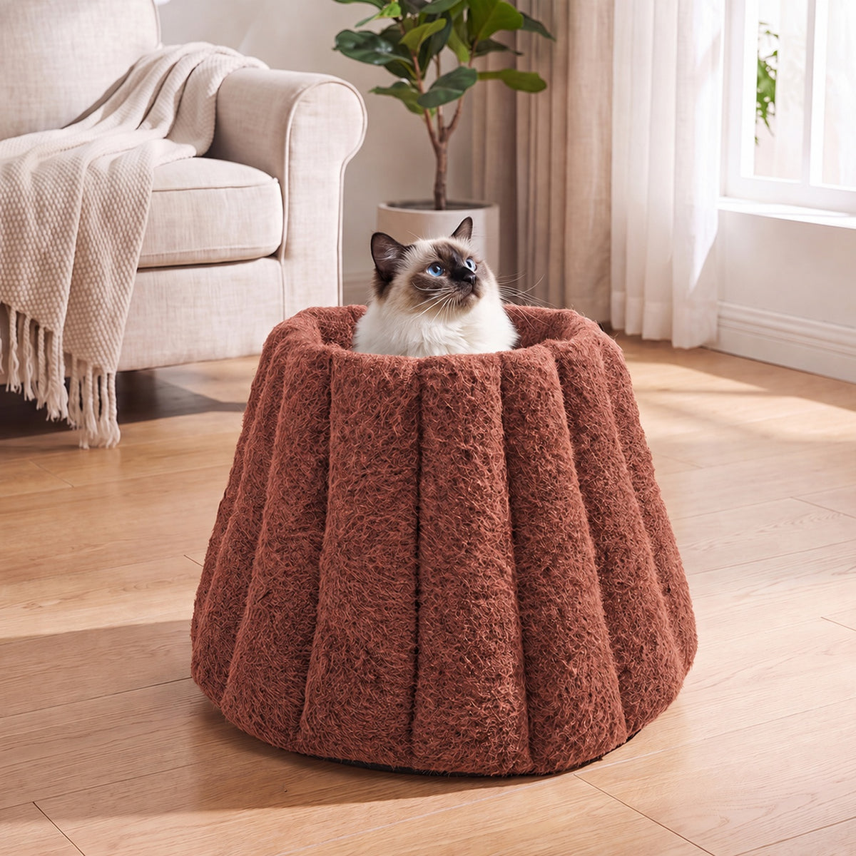 Cat Bed Cattitude Volcano 3 In 1 Rust