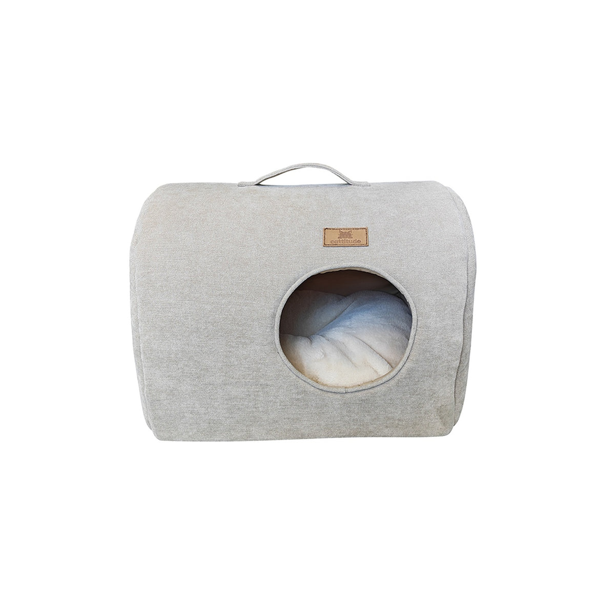 Cat Bed Cattitude Purr Pod Fawn
