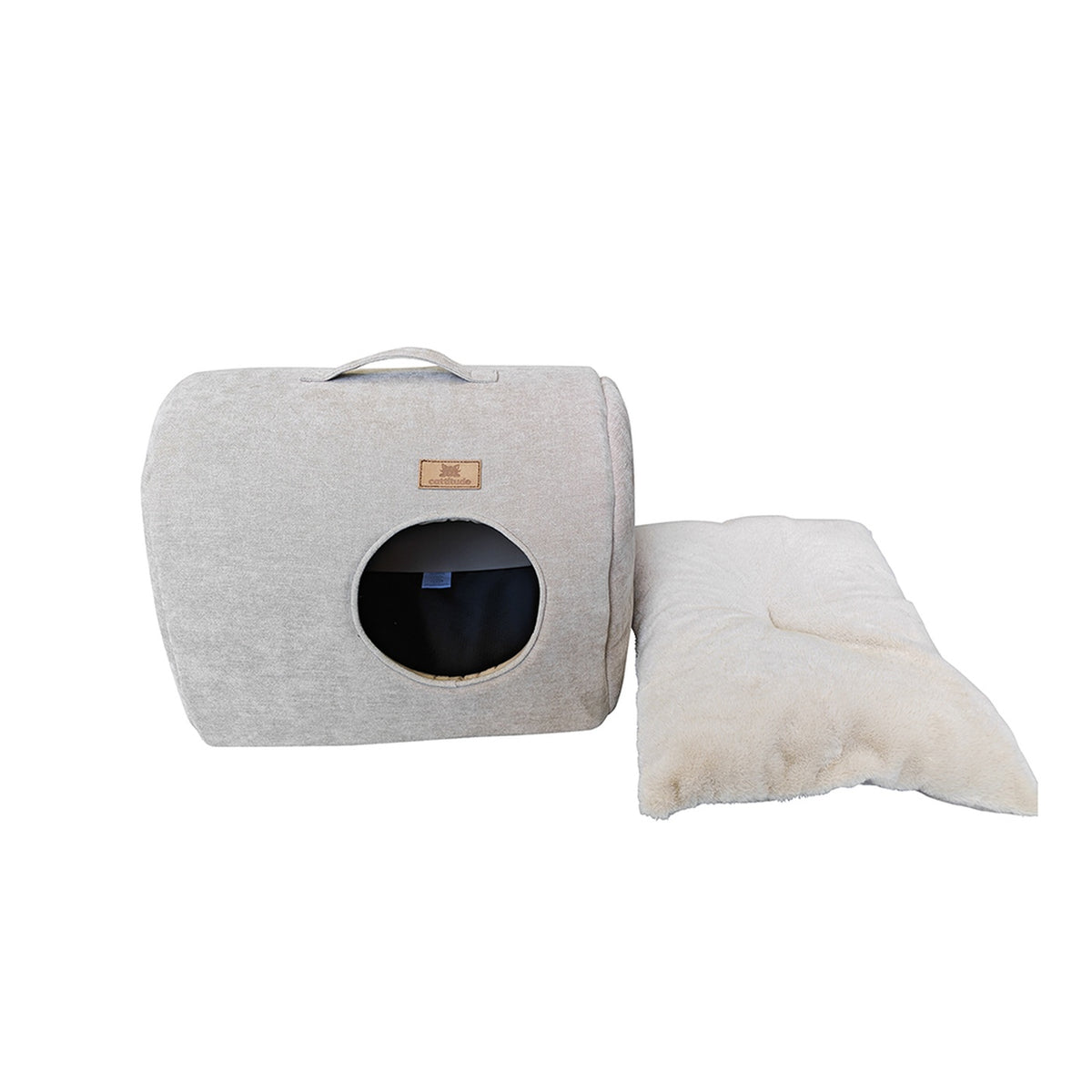 Cat Bed Cattitude Purr Pod Fawn