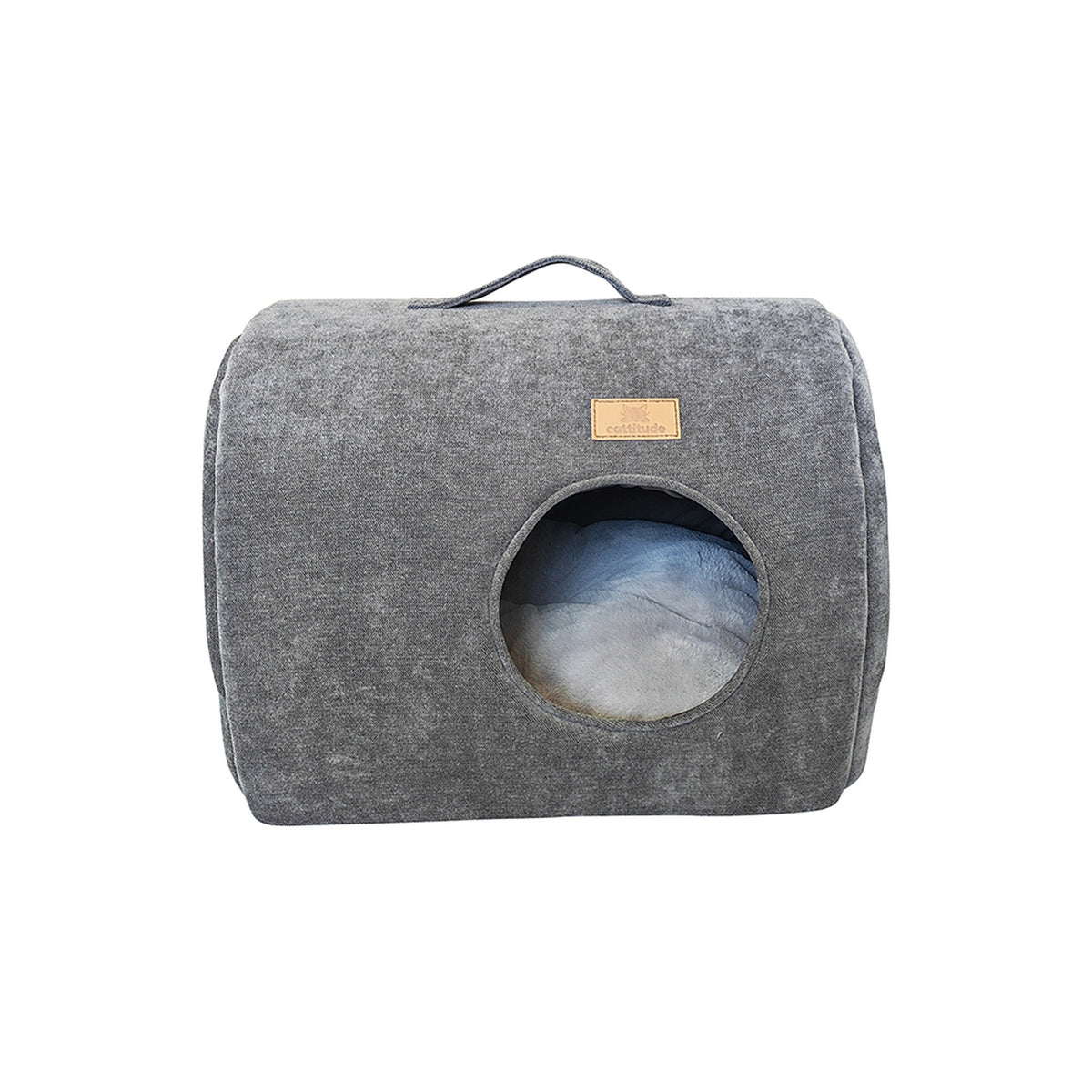 Cat Bed Cattitude Purr Pod Grey