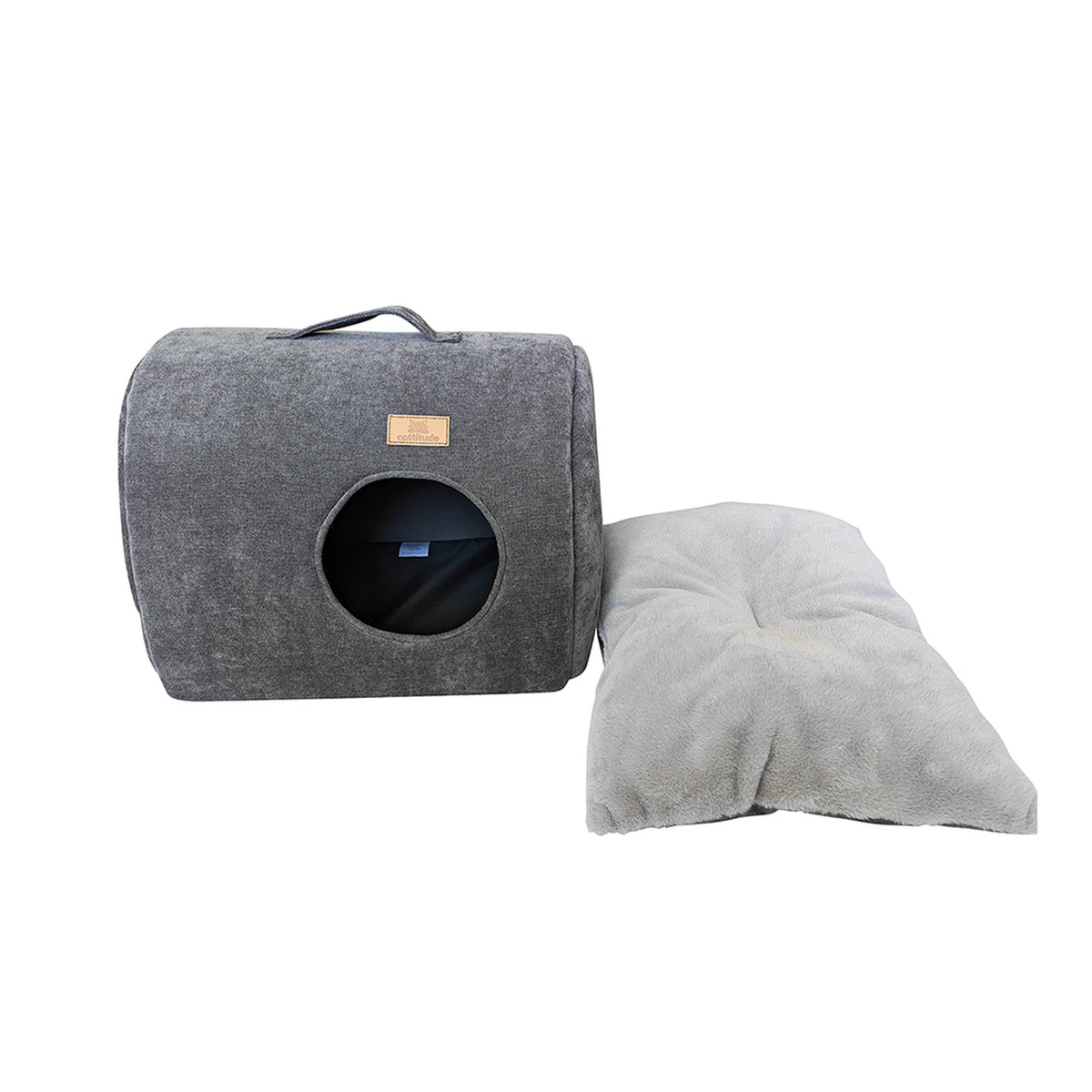 Cat Bed Cattitude Purr Pod Grey