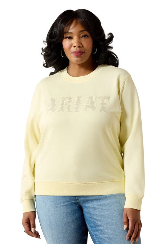 Sweatshirt Ariat Essential Crew S26 Pear Sorbet Ladies [:small]