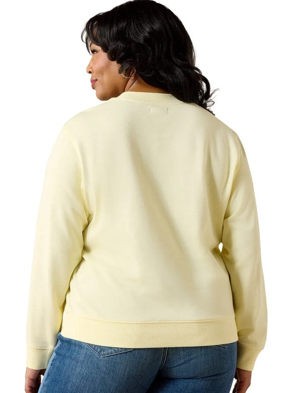 Sweatshirt Ariat Essential Crew S26 Pear Sorbet Ladies [:small]