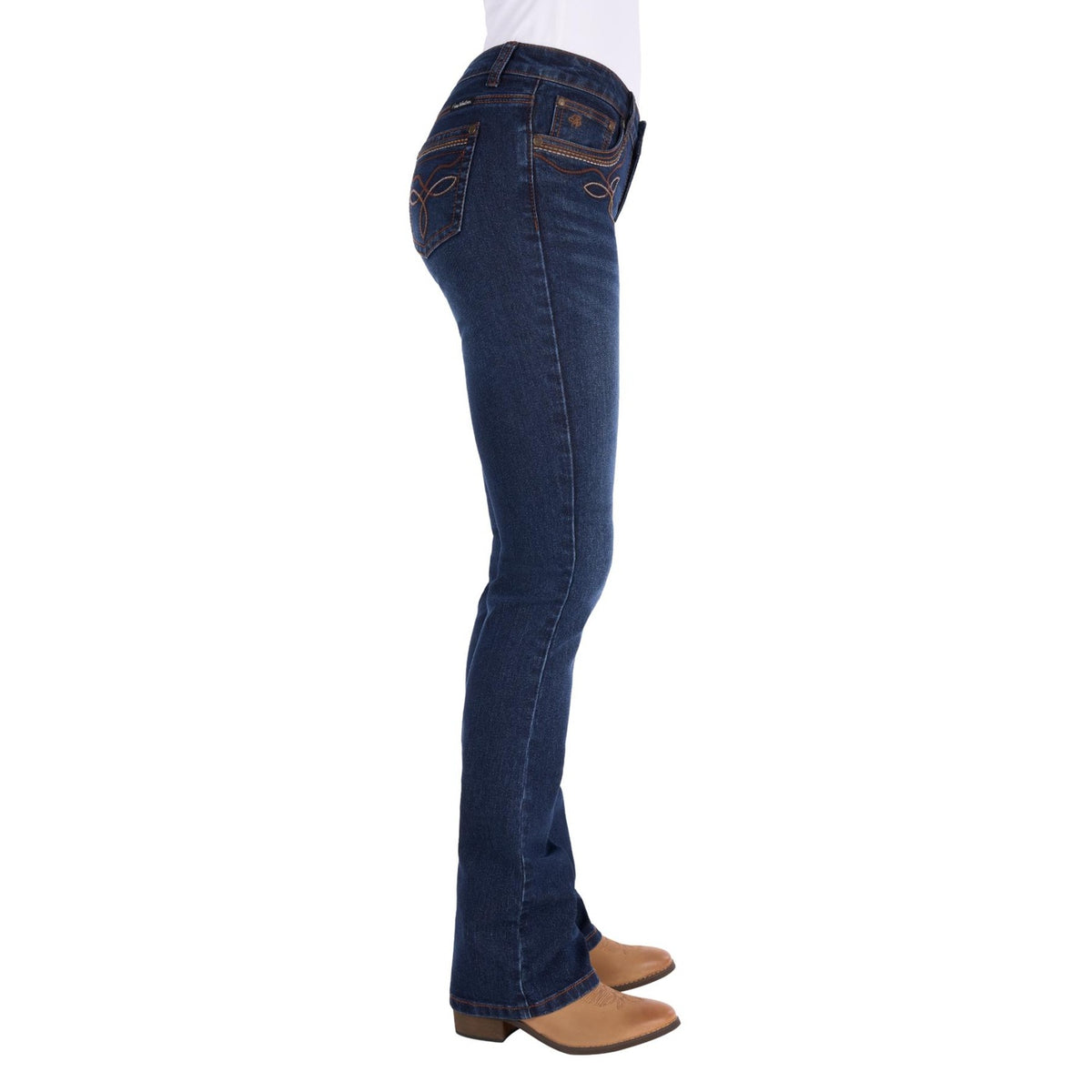 Jeans Pure Western Eden Bootcut 34 Leg Evening Sky Ladies [:12]
