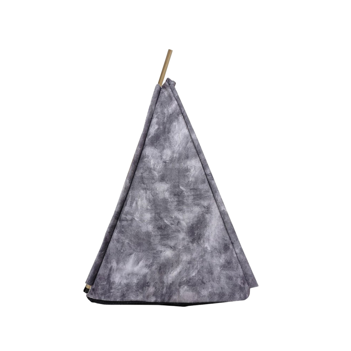 Cat Bed Snuggle Teepee 80cm X 80cm X 75cm Washed Grey