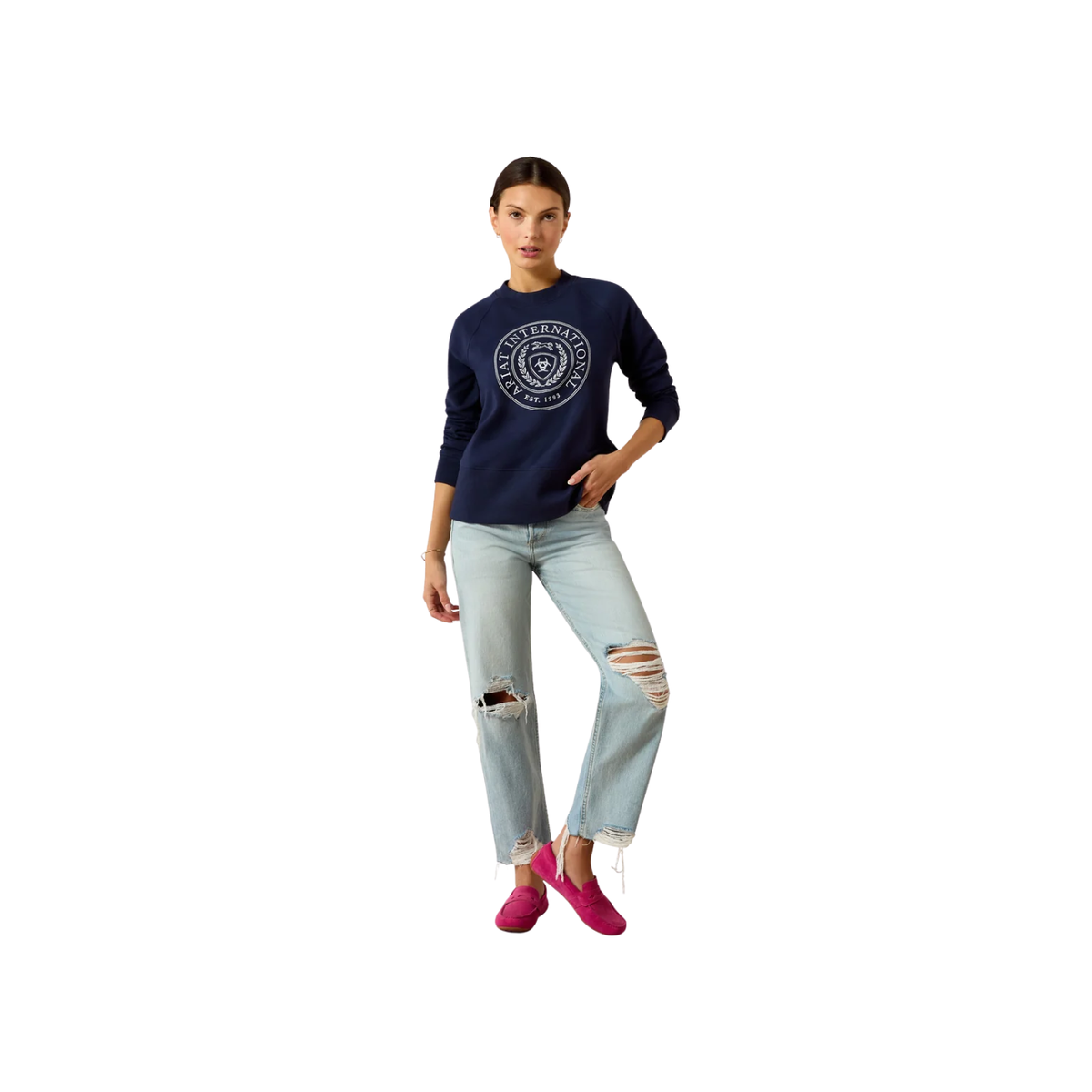 Sweatshirt Ariat Martine S26 Navy Ladies [:small]
