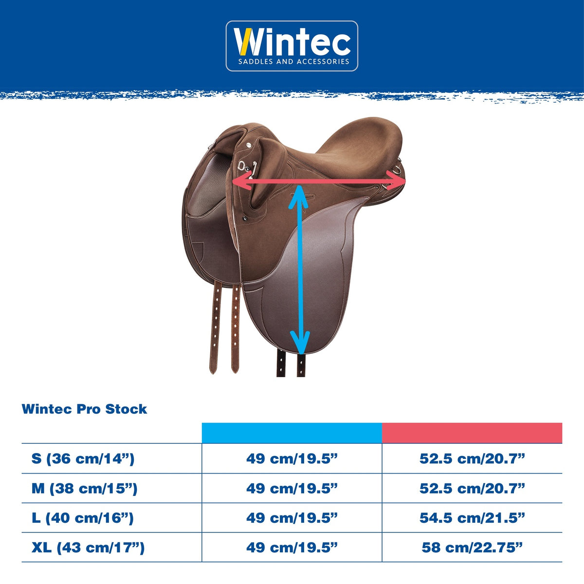 Wintec Pro Stock Saddle Hart Brown [:small]