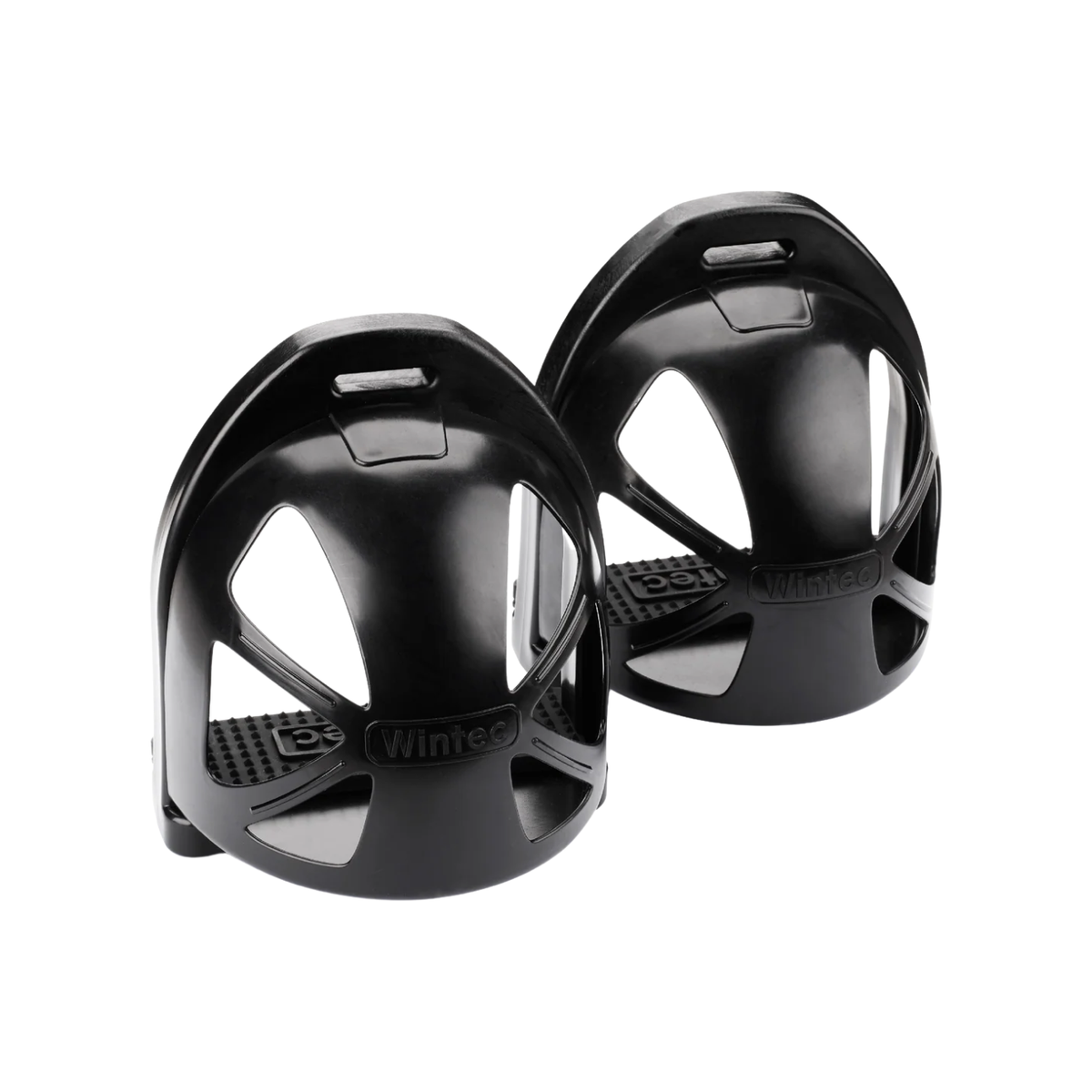 Stirrup Irons Wintec Cage Black [:medium]