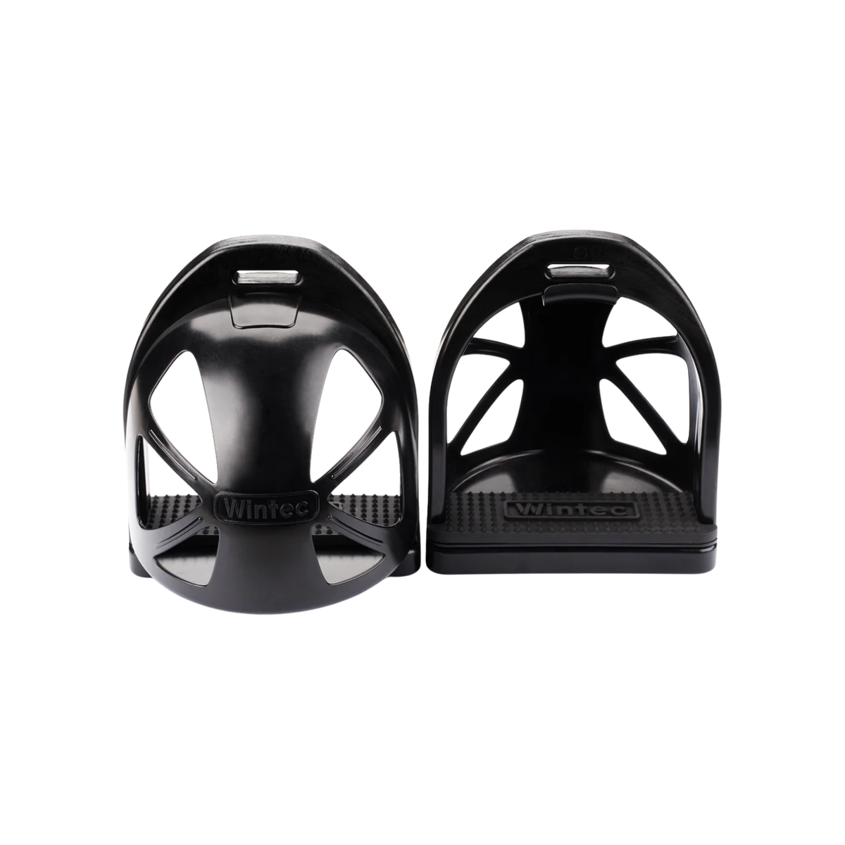Stirrup Irons Wintec Cage Black [:medium]