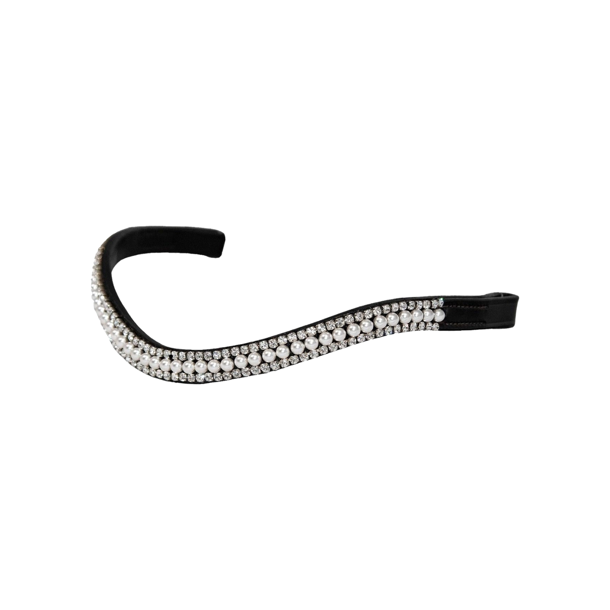 Bridle Flexible Fit Premium Snaffle Prestige No Reins Black [:pony]
