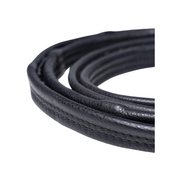 Reins Flexible Fit Padded Leather 5/8" Billet Ends Black [:pony]