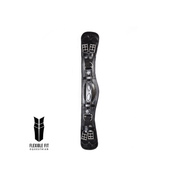 Girth Flexible Fit Anatomical Dressage With Equaliser System Black [:50cm]