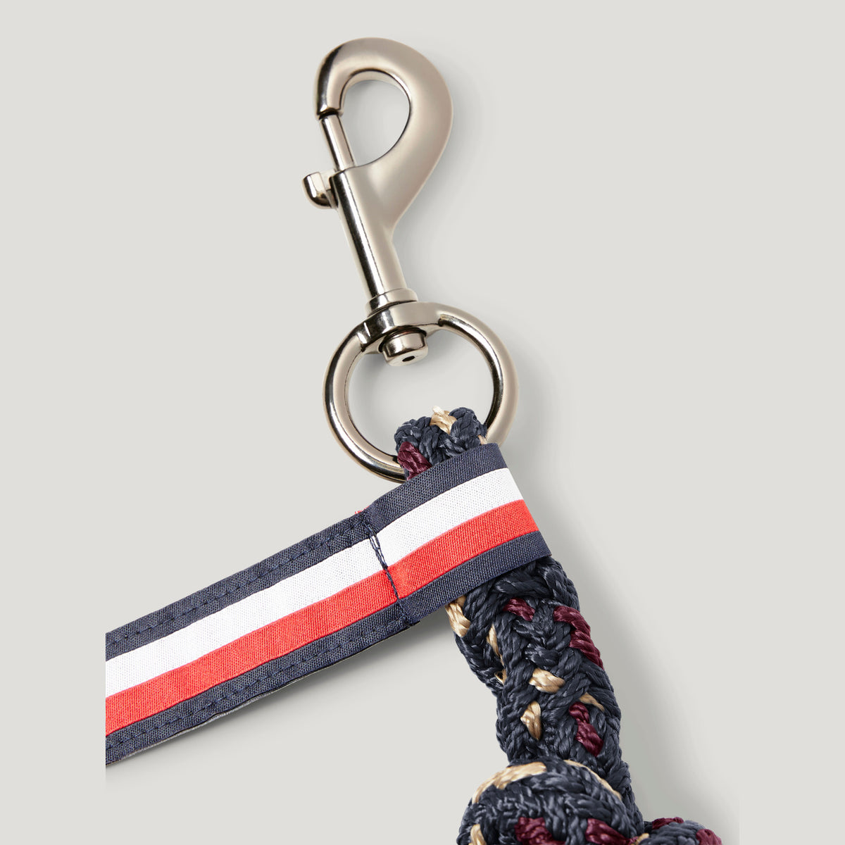 Headstall Tommy Hilfiger Yale With Lead Burgundy [:cob]