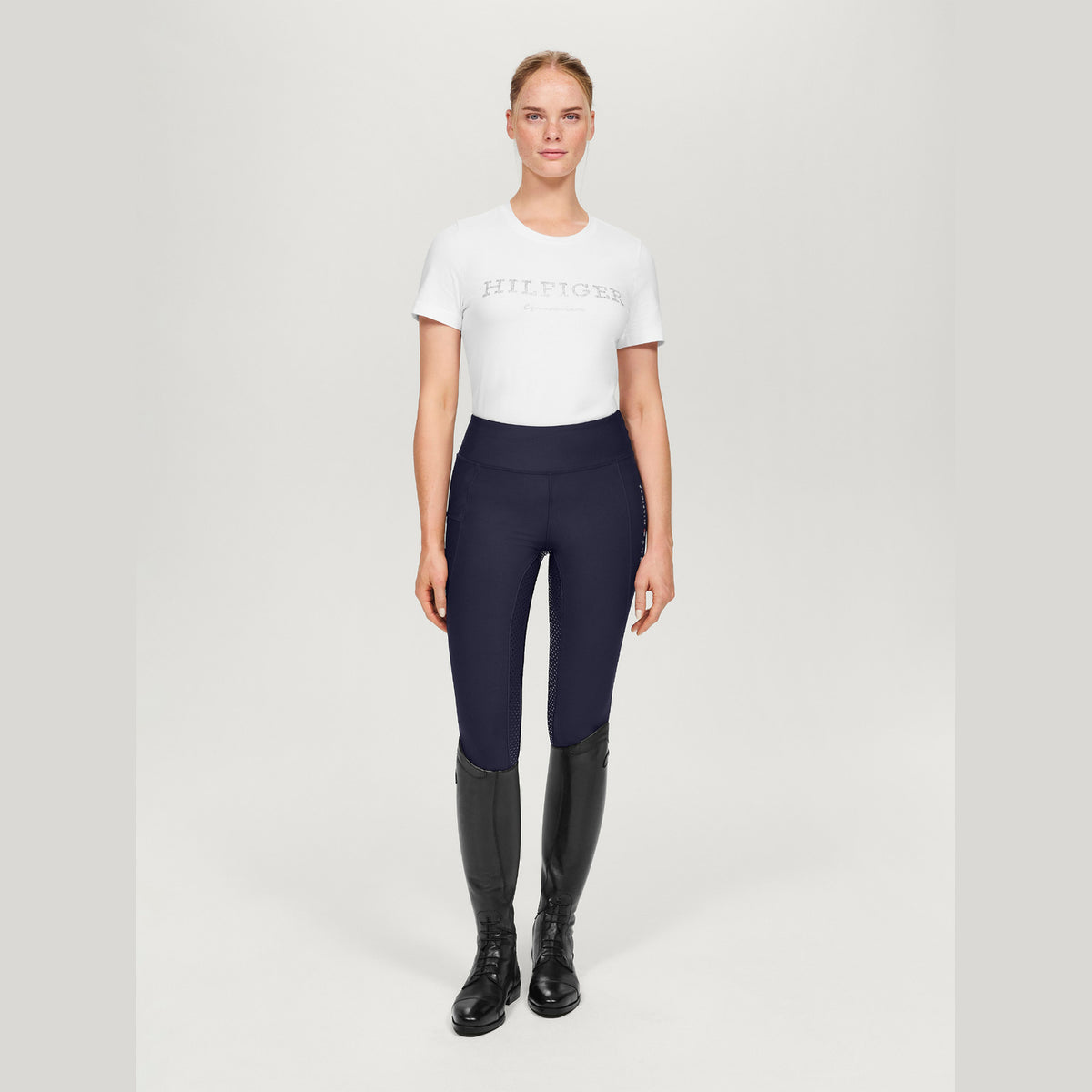 Tights Tommy Hilfiger Devon Full Grip Desert Sky Ladies [:medium]