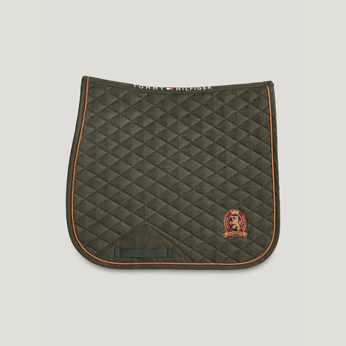 Saddlecloth Dressage Tommy Hilfiger Baxter Suede Camo Green Full