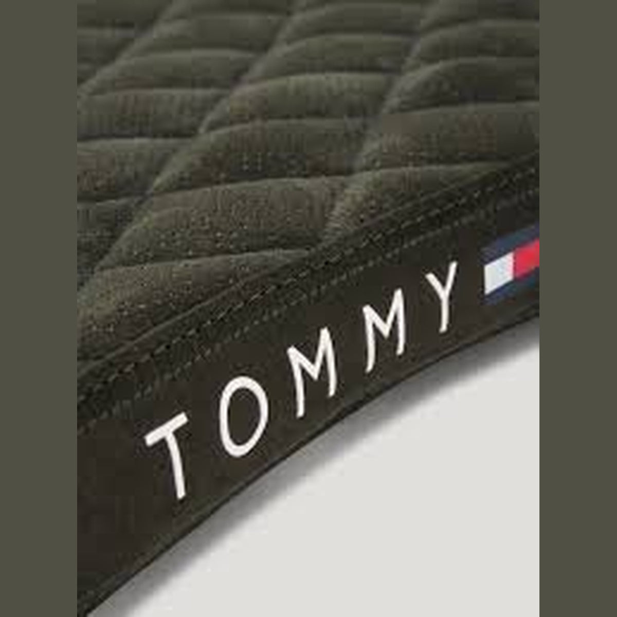 Saddlecloth Dressage Tommy Hilfiger Baxter Suede Camo Green Full