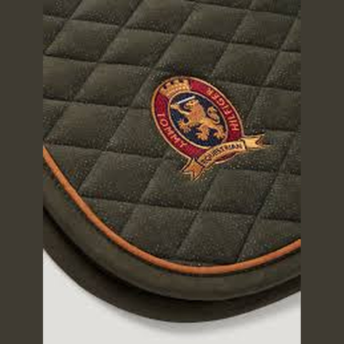 Saddlecloth Dressage Tommy Hilfiger Baxter Suede Camo Green Full
