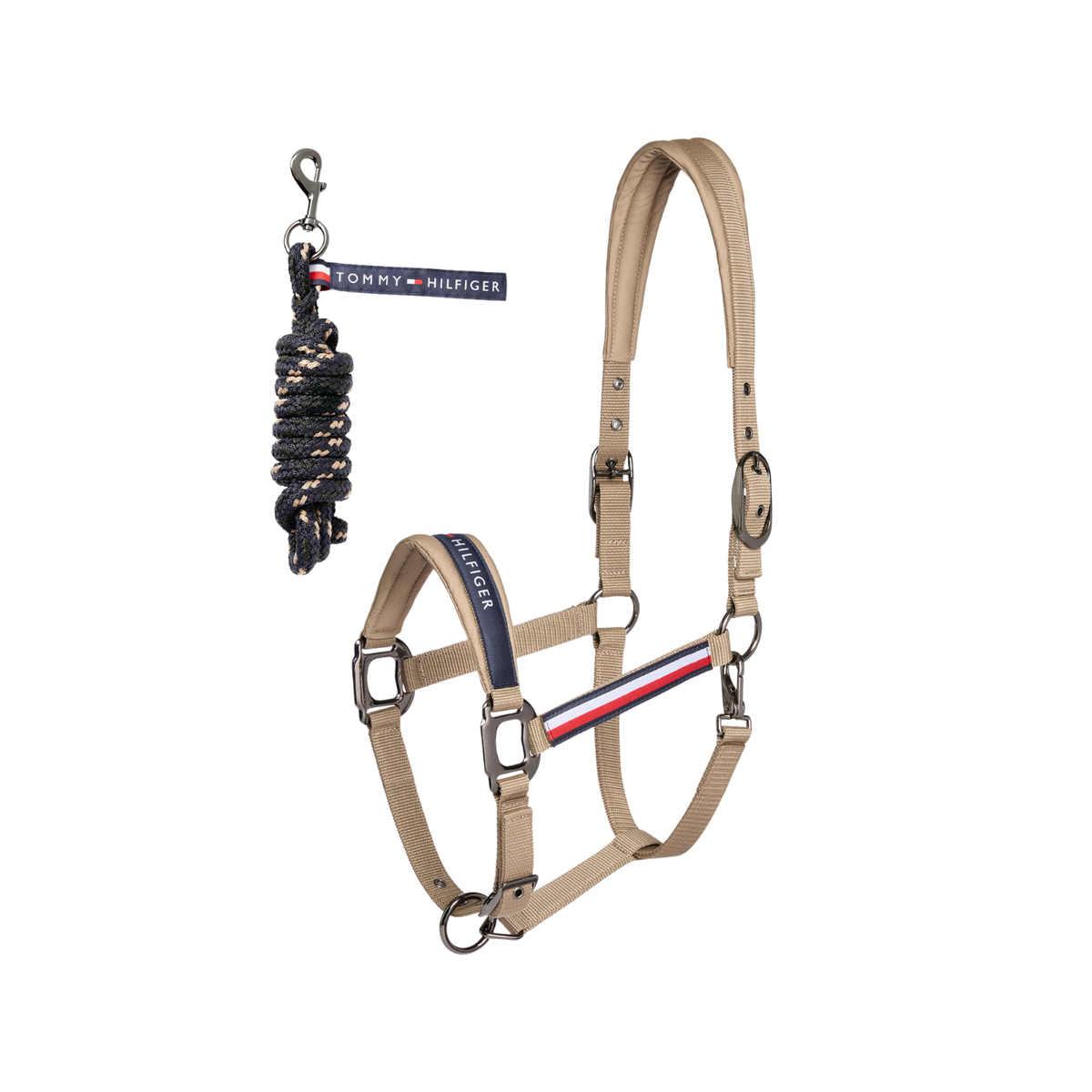 Headstall Tommy Hilfiger Yale With Lead  Taupe [:cob]