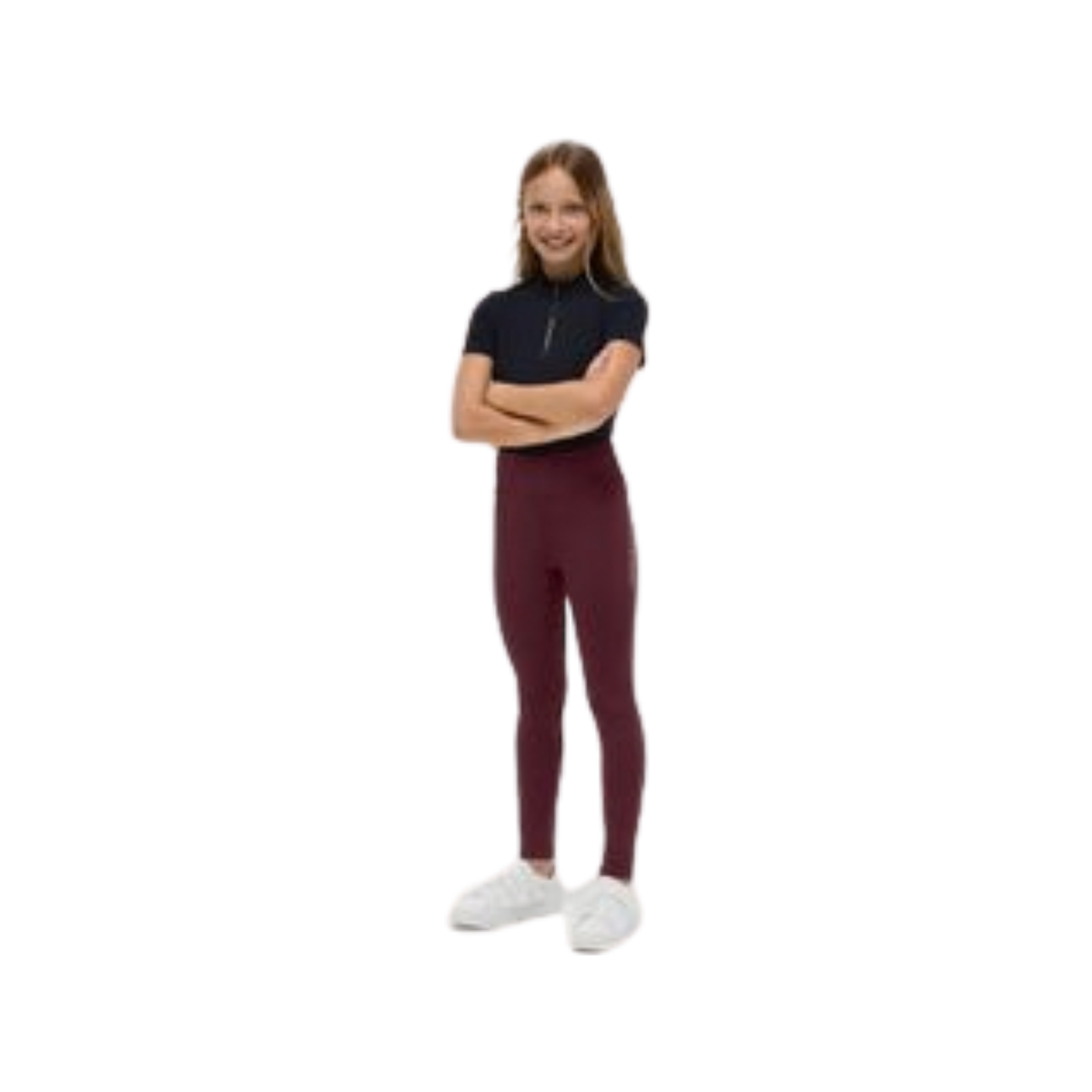 Tights Tommy Hilfiger Devon Full Grip Deep Burgundy Young Rider [:10]