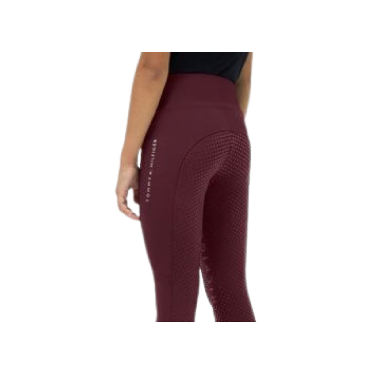 Tights Tommy Hilfiger Devon Full Grip Deep Burgundy Young Rider [:10]