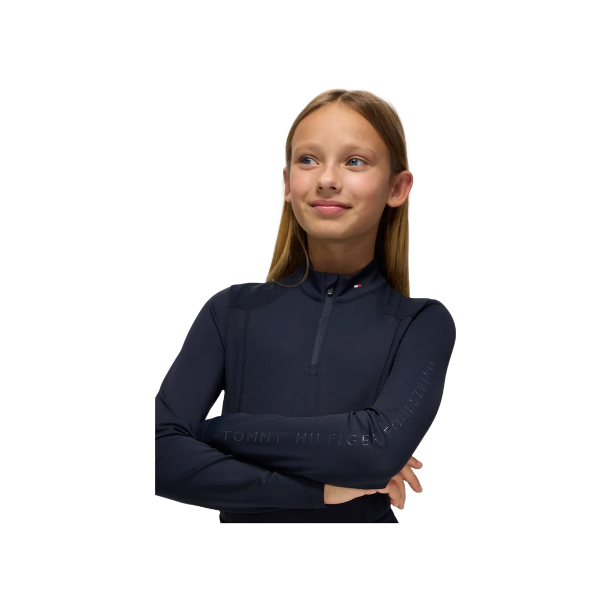 Baselayer Tommy Hilfiger Ava Young Rider High Neck Desert Sky [:10]