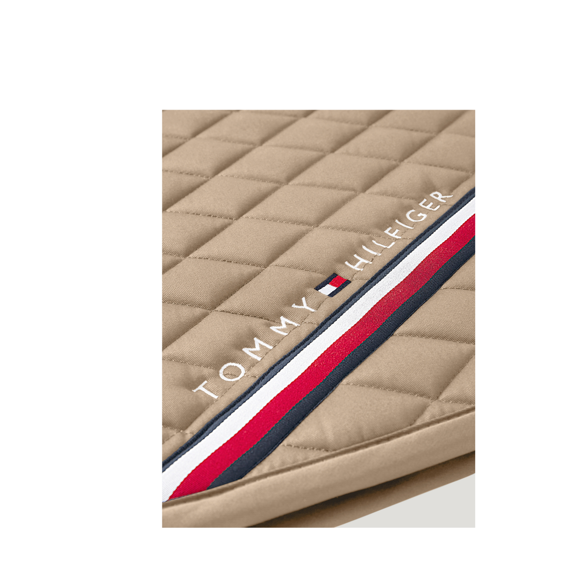 Saddlecloth Dressage Tommy Hilfiger Stanford Taupe Full