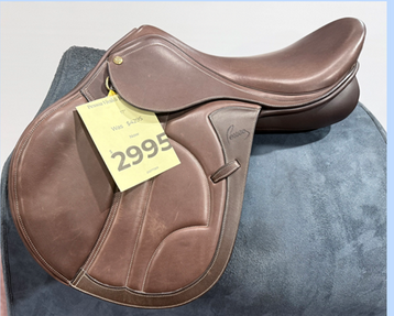 Pessoa Vivaldi Jumping Saddle 17" Brown Ex Display Saddle