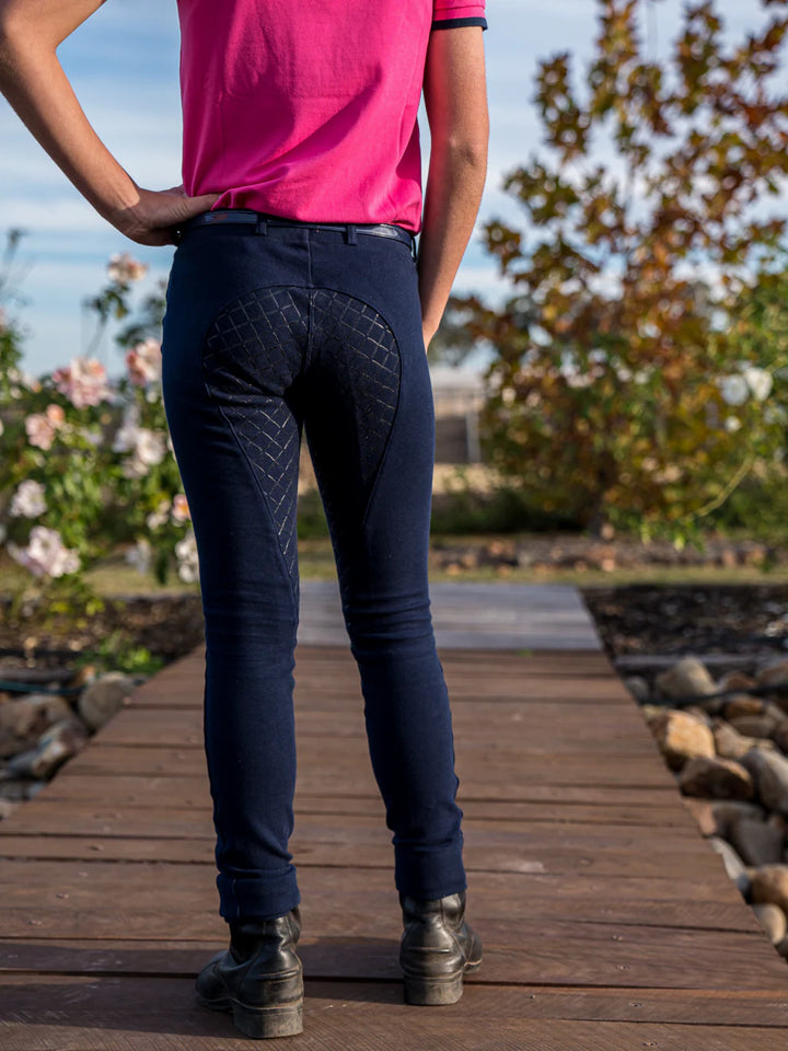 Jodhpurs Peter Williams Gel Seat Pull On Childs Navy
