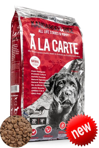 A La Carte Dog Adult Kangaroo & Rice 18kg-Dog Food-Ascot Saddlery