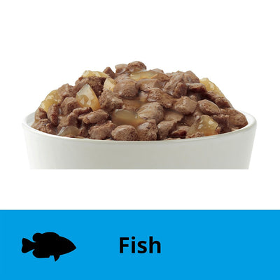 Advance Cat Wet 1+ Fish Jelly Box Of 12-Cat Food & Treats-Ascot Saddlery