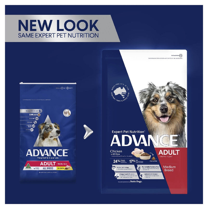 Advance Dog Adult Chicken All Breed 3kg-Dog Food-Ascot Saddlery