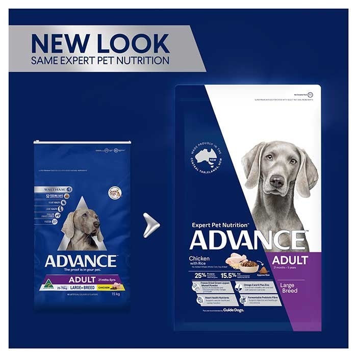 Advance Dog Adult Chicken Large Breed 15kg-Dog Food-Ascot Saddlery