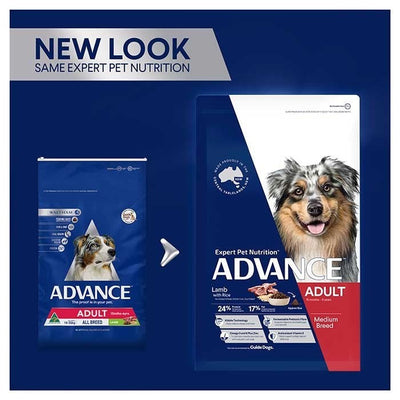 Advance Dog Adult Lamb & Rice All Breed 15kg-Dog Food-Ascot Saddlery