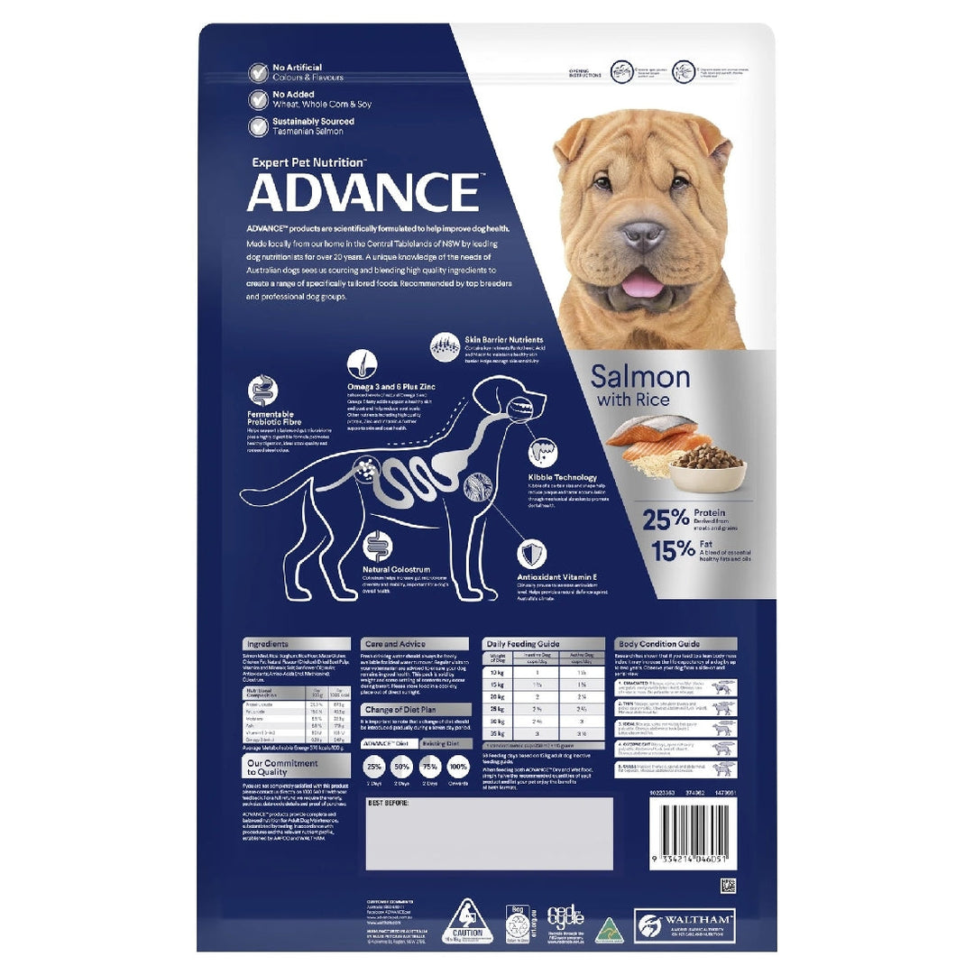 Advance Dog Adult Sensitive Skin & Digestion 13kg-Dog Food-Ascot Saddlery