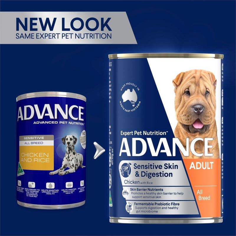Advance Dog Can Adult Sensitive 700gm-Dog Food-Ascot Saddlery