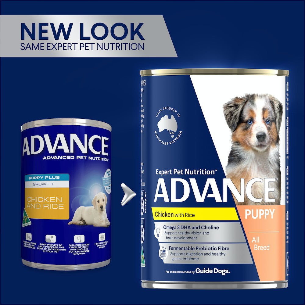 Advance Dog Can Puppy Chicken+ 700gm-Dog Food-Ascot Saddlery