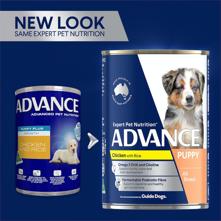 Advance Dog Can Puppy Chicken+ 700gm-Dog Food-Ascot Saddlery
