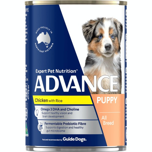 Advance Dog Can Puppy Chicken+ 700gm-Dog Food-Ascot Saddlery